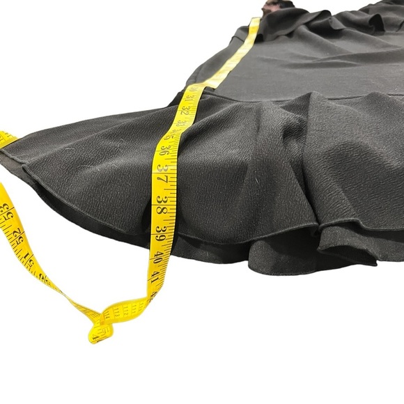 LuLaRoe CiCi Off Shoulder Black Dress With Ruffles BodyCon Size XL NEW - Picture 8 of 15